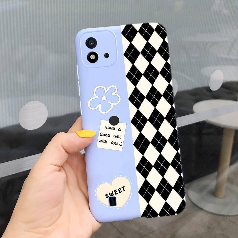 Красивый узор Чехол для телефона Для Realme C11 2021 C 11 2020 RMX2185 Макарон Силиконовые Мягкие Чехлы Обложка Для Realme C11 (2021) RMX3231