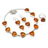 Baltic Amber Gemstone 925 Sterling Silver Jewelry Set