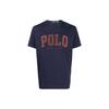 Polo Logo Embroidered Crew Neck Short Sleeve T-Shirt Men Tops Dark-Blue 710917892-001