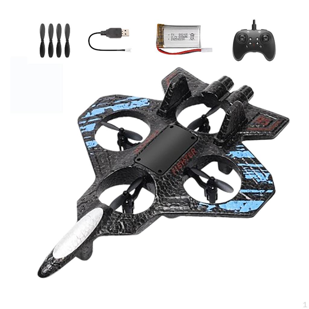 Foam Remote Control Airplane Hobby Glider with Light Lightweight Gifts for Kids Boys Anti Collision