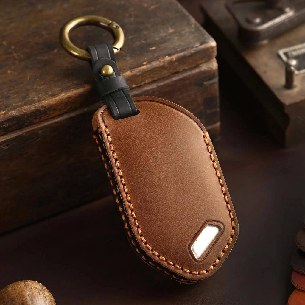 3 4 5 6 7 8 9 Bottons New Smart Remote Key Leather Car Key Case Cover for 2024 Kia Carnival EV9 Picanto GT Line Car Accessories
