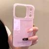 Милый Однотонный Розовый Чехол для Телефона для IPhone 17 16 15 14 13 Pro Max Ударопрочный Защитный Милый Мягкий Задний Чехол для Iphone 17pro