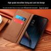 Genuine Leather Flip Cover for Huawei Nova11 Pro and Nova11se Mobile Phone.