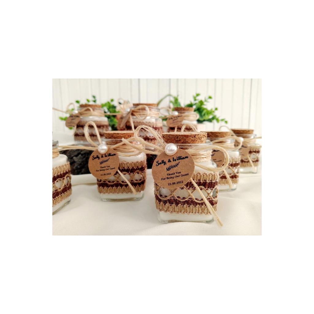 Богемный, Свеча В Банке, Соевая Свеча, Обещание, Помолвка, Свадьба, Хна, Свадебный Подарок, Подарок На Помолвку (15 штук)