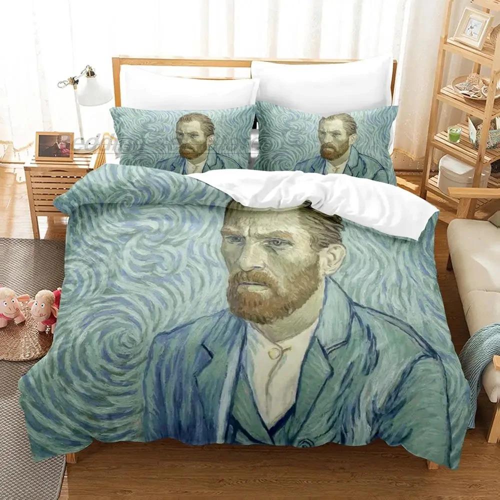 Комплект постельного белья Van Gogh Single Full Queen King Size с наволочкой Aldult Kid Bedroom Duvetcover Sets 3D Retro Classic