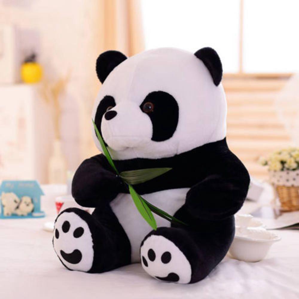 Birthday Kneeling Sitting Kids Baby Stuffed Animals Plush Panda Cute Cartoon Pillow Present Doll