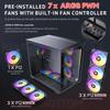 Antec PC Case Pillarless Constellation C5 ARGB Black