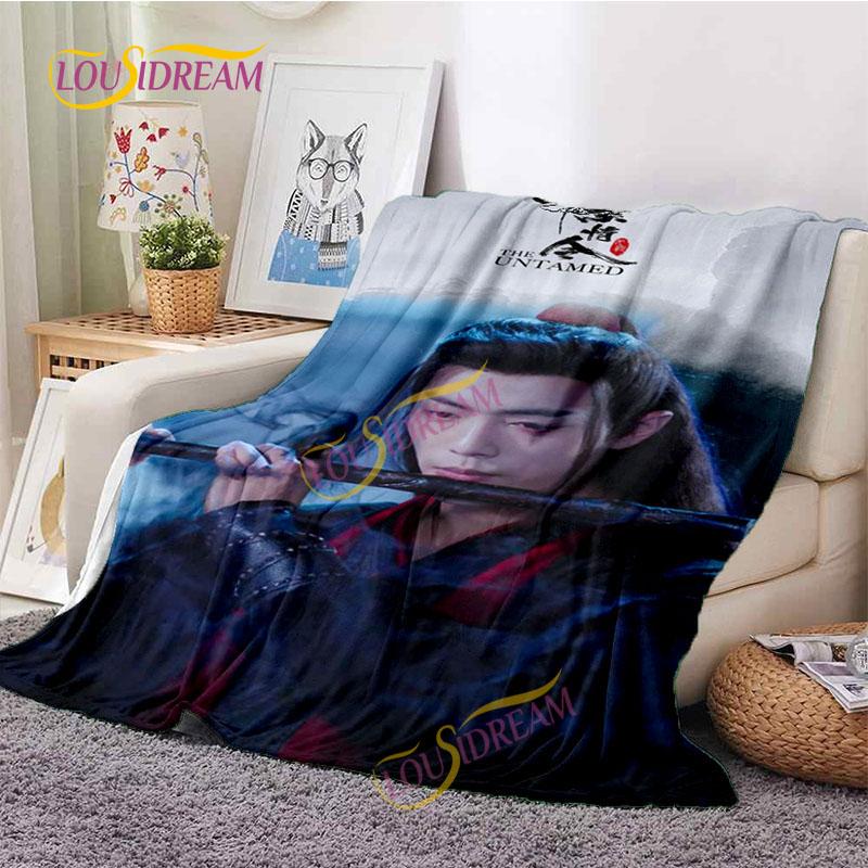 The Untamed Flannel Throwing Blanket Sofa Bed Home Office MoDaoZuShi Weiwuxian Blanket Practical Gifts for Friends and Family.