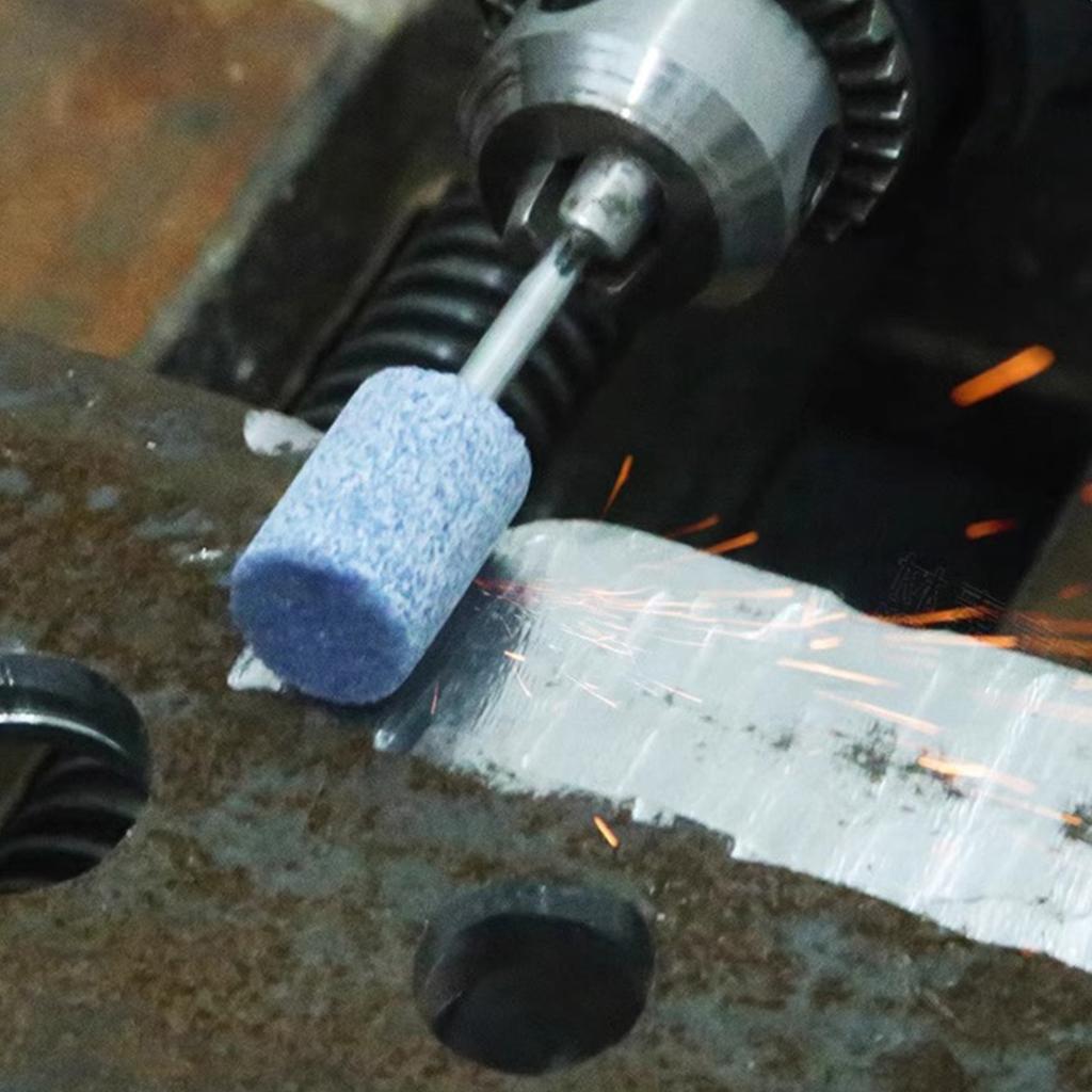 Премиальная абразивная шлифовальная головка для полировки металла и камня с прочным хвостовиком 3 мм, насадка для роторного инструмента