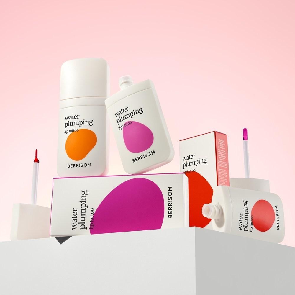 Berrisom Water Plumping Lip Tattoo Tint Pack, 1 упаковка, 6 г, нет. 1 красное ядро