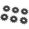 6 шт. 11 зубьев 25H цепные звездочки для двигателя Внутренний диаметр 8 мм D-образное отверстие Цепные звездочки для электрических
