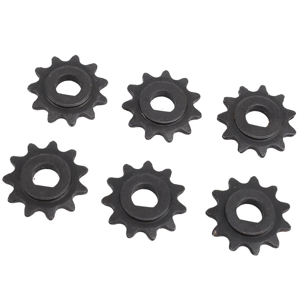 6 шт. 11 зубьев 25H цепные звездочки для двигателя Внутренний диаметр 8 мм D-образное отверстие Цепные звездочки для электрических