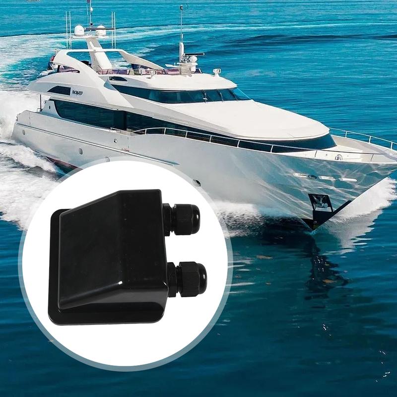 Double Wire Entry Gland Box Caravan Solar Car Junction Box Solar Cable Motorhome Junction Box Motorhome RV Yacht Car Accessories