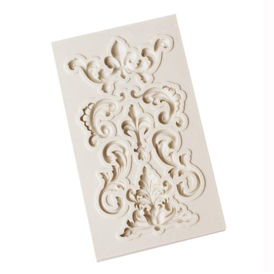 Тисненая силиконовая форма для мастики, торта, шоколада, пасты для лепки, противень для выпечки, инструмент для украшения