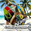 Custom Name Personalized Ben 10 Cartoon Print Umbrella, Auto Open Close, 8‑Rib Sturdy Frame, Commute Camping Hiking Use, Birthday Gift