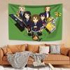 Японский аниме-гобелен на стену Kawaii New K-ON! Мультфильм Домашнее украшение Эстетика Спальня Общежитие Фон