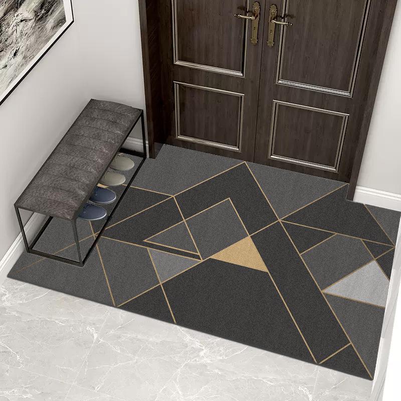 Light Luxury Door Floor Mat Crystal Velvet Carpet NonSlip And DirtResistant Foot Mat Absorbent Floor Mat Entrance Door Mat