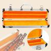 Flute Box Carrier for Music Instruments Handbag Organizer with Locking Feature