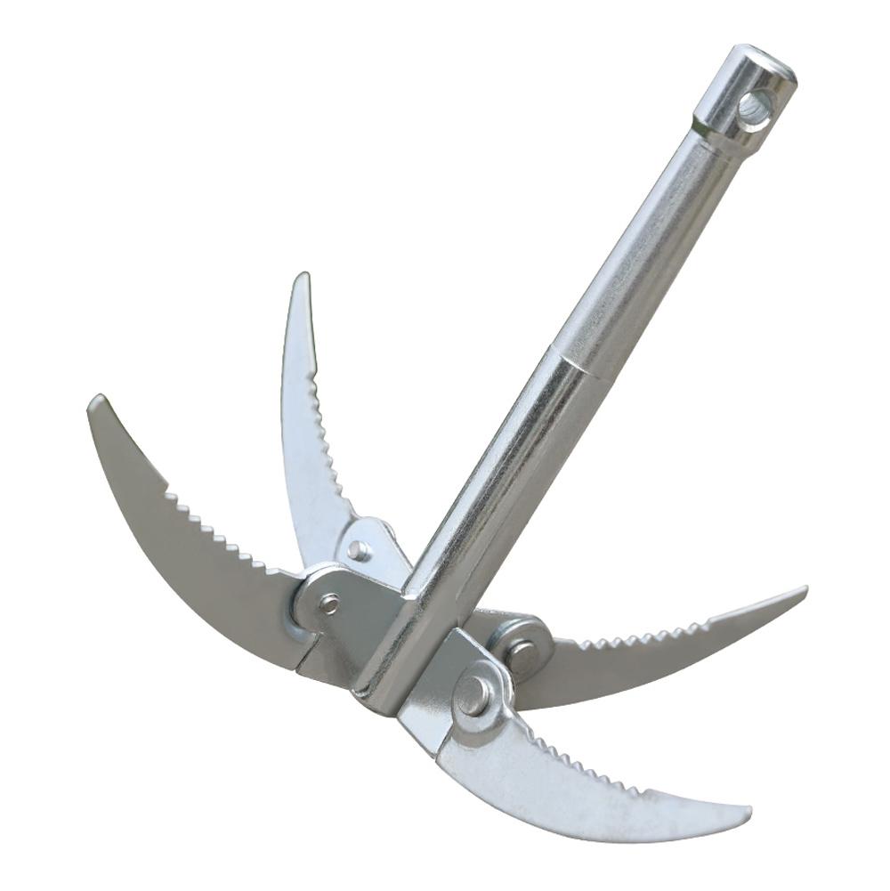 Складной 4-лапый якорь Коса Машина для резки водных растений Травы Острый нож Садовые инструменты Рыболовные аксессуары Снасти Новый