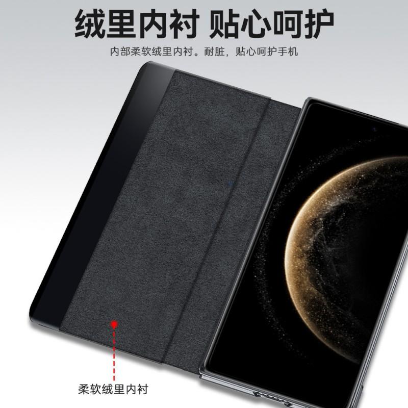 Foldable Phone Case With Smart Window Mate X6 X5 X3 Flip Cover Full Protection PU Leather Wallet Stand