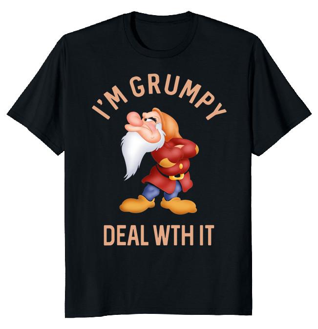 NEW LIMITED I'm Grumpy Deal Christmas Funny Novelty Tee