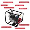 3in Petrol Gasoline Water Transfer Pump 6.5HP 8m Garden Irrigation Swimming Pool Cleaning Pump