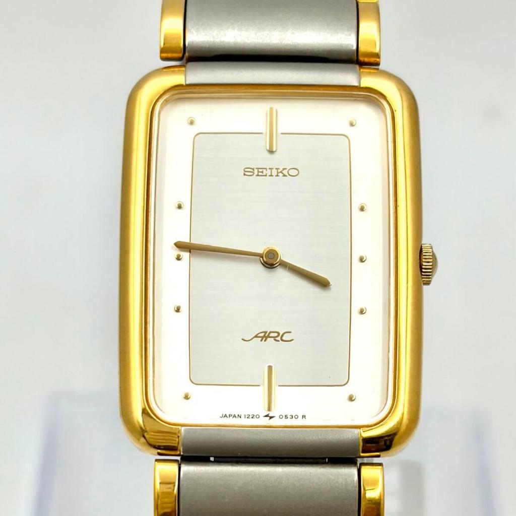 [New Battery] SEIKO ARC Ladies Watch Square 1220-5310 640608