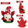 Ladybug Gnome Figurine Flower Winged Dwarf Elf Resin Statue Sculpture Indoor Outdoor Garden Home Office Desktop Decoration Ornament