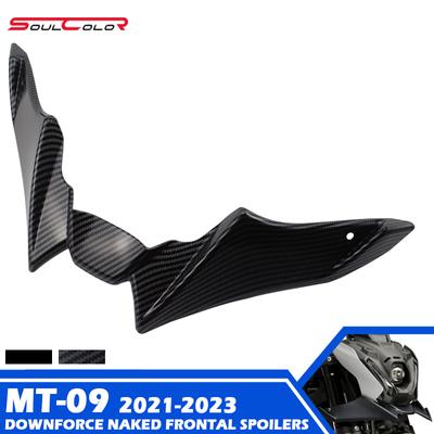 Мотоциклетные спойлеры из углеродного волокна Downforce Naked Forntal Aerodynamic Wing Deflector для YAMAHA MT-09 SP 2022 2023 MT09