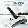 Инструмент для уборки снега зимой: Автомобильная лопата для снега и скребок со щеткой для размораживания стекол.