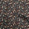Cotton Flex Chocolate Brown Fabric Asian Paisley Floral Fabric For Sewing Printed Craft Fabric By The Yard 40 Inch