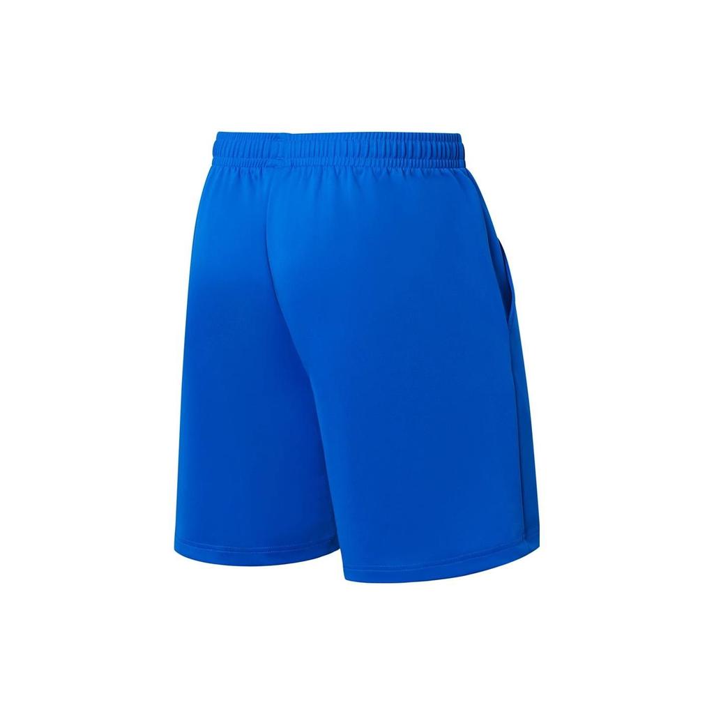 Li-Ning Ping Pong Rookie Series Solid Color Logo Straight-Leg Sports Shorts Unisex Bottoms Bright-Blue AKYT063-2