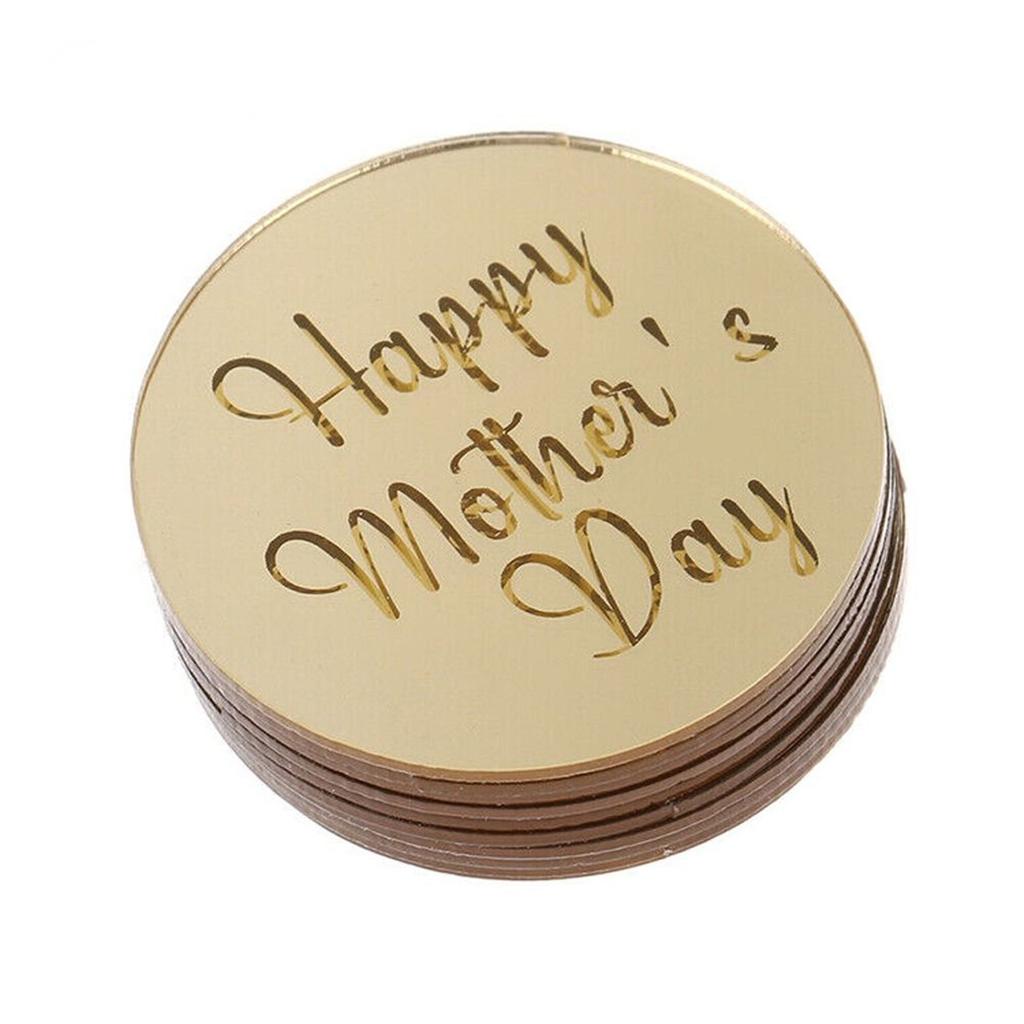 50 шт. Акриловые украшения для кексов «С Днем матери», украшение на торт, украшение на десерт