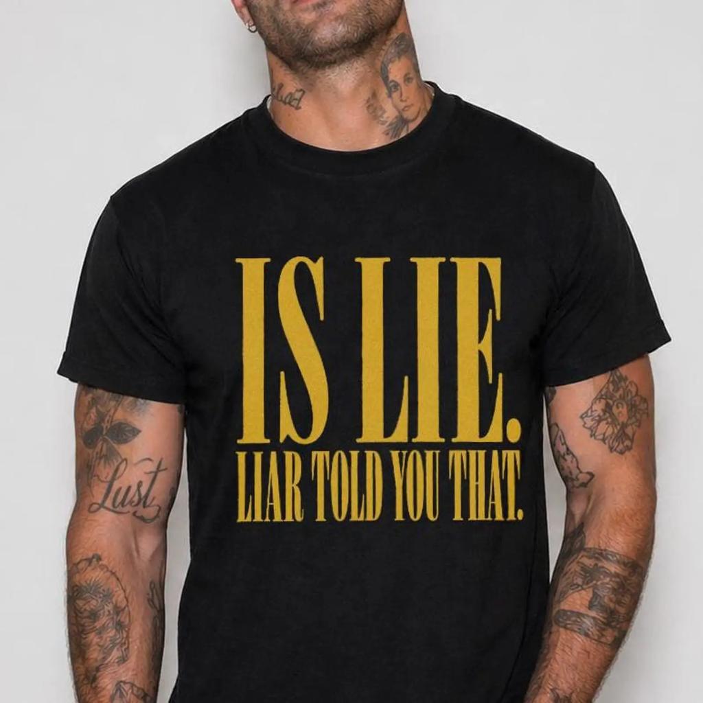 Is Lie Liar Told You That T Shirt Ilya Rozanov Gay Hockey Vintage Streetwear Top For Everyday Wear Unisex Breathable