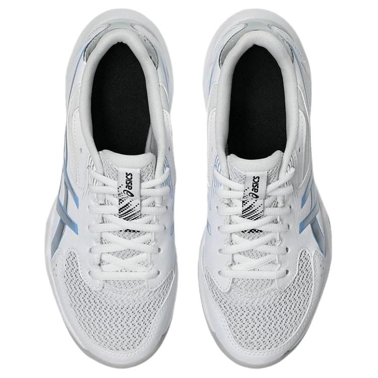 Asics GEL ROCKET 12 Поддержка Дышащие Поддержка Дышащие Волейбольные Туфли Женские Бело-Серые 1072A119-105
