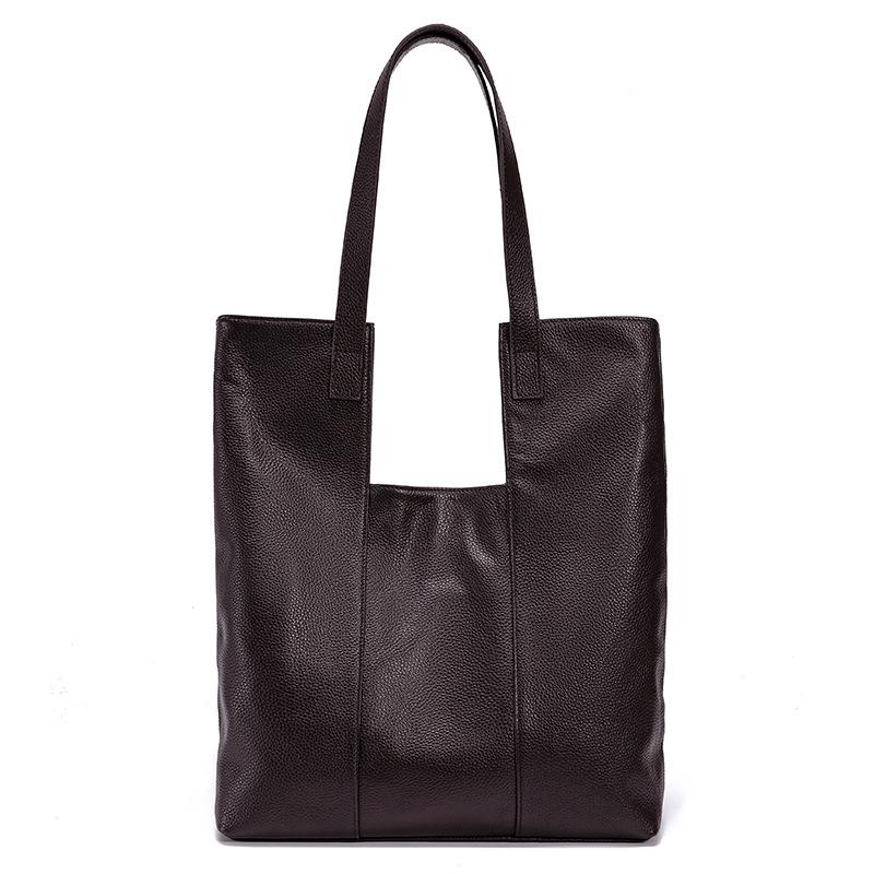 Осенне-зимняя сумка через плечо высокого класса, новая универсальная сумка для поездок на работу, большая вместимость, кожа чжурчжэней