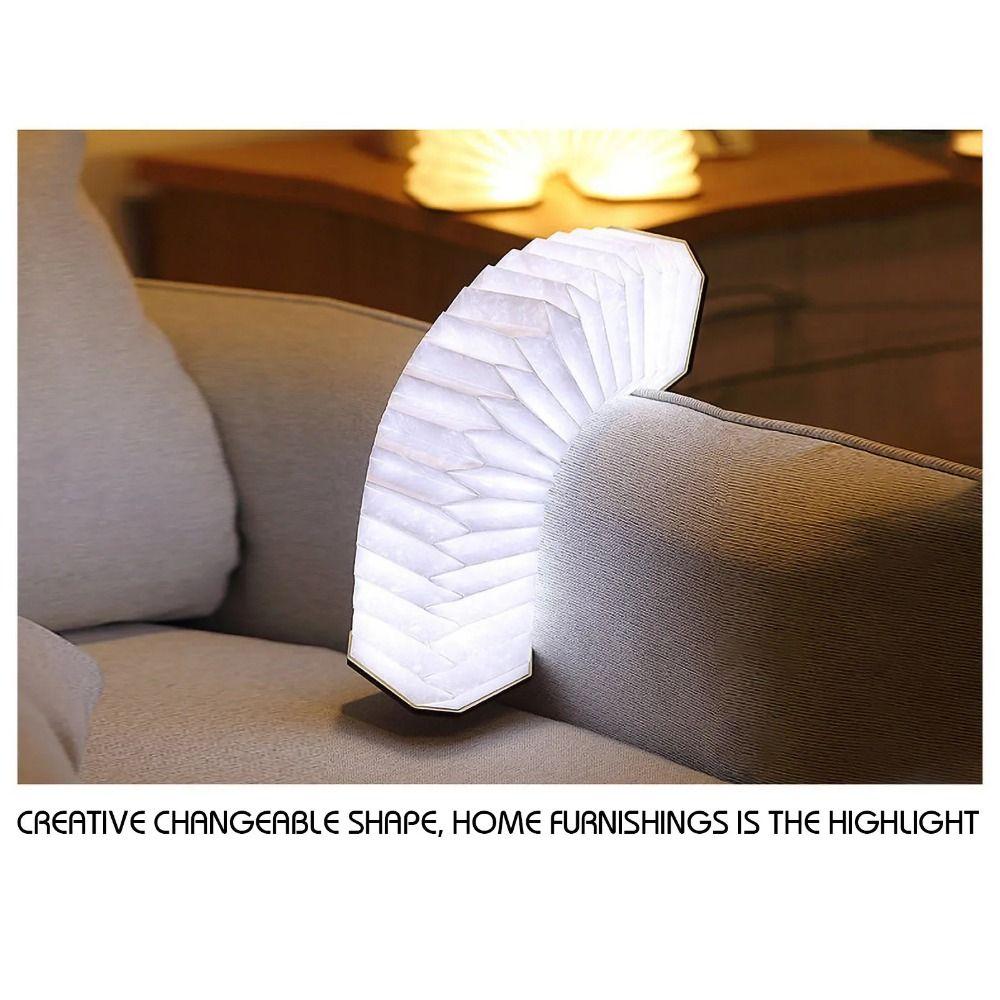 С отсоединяемой ручной полосой, деревянный перекидной ночник, 2 цвета, светодиодная настольная лампа, прикроватная