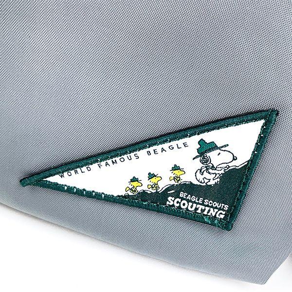 Snoopy Square Shoulder Beagle Scout RE-PET Gray Bag