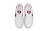 Nike Кроссовки Court Borough 2 Low 2 Кожаные Повседневные Устойчивые к истиранию Поддерживающие Низкие Детские Обувь для Скейтбординга Белый Красный Розовый BQ5448-120