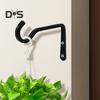 2 Pcs Metal Plant Hangers Coated Wall Mounted Hook Hanging Plant Bracket Heavy-duty Hook for Hanging Flower Baskets Wind Chimes