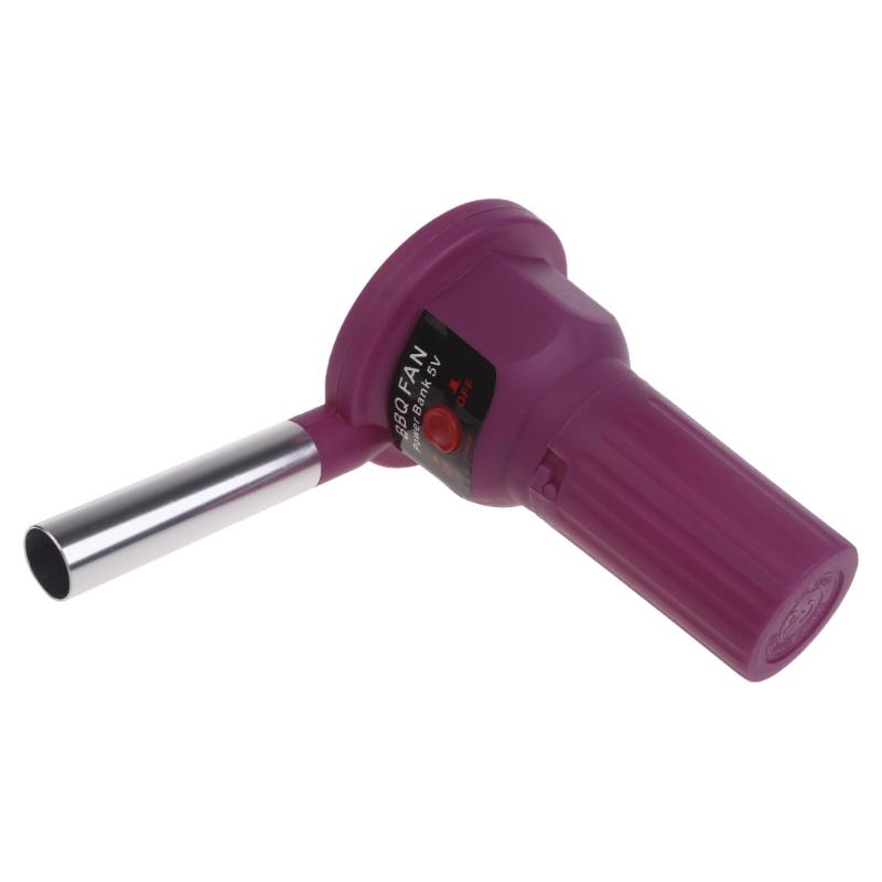 Воздуходувка для барбекю, легкий портативный портативный вентилятор для барбекю 5 В с USB-кабелем, инструменты для приготовления пищи у костра на открытом воздухе