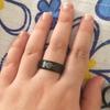 Unisex Naruto Konoha Leaf Village Logo Titanium Steel Ring Cosplay Jewelry
