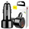 Car Charger Baseus Magic Usb + Usb-C Qc 4.0 Pd 45W (Black)