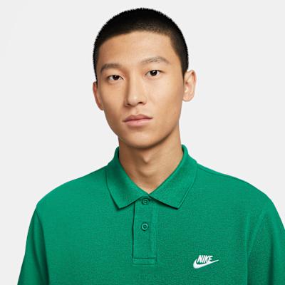 Men's Shirt Nike Club Polo Shirt Men's Green