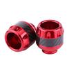 Pair Fork Frame Sliders, Qiilu Auto Frame Slider Wheel Frame Slider Engine Protection Anti-Collision
