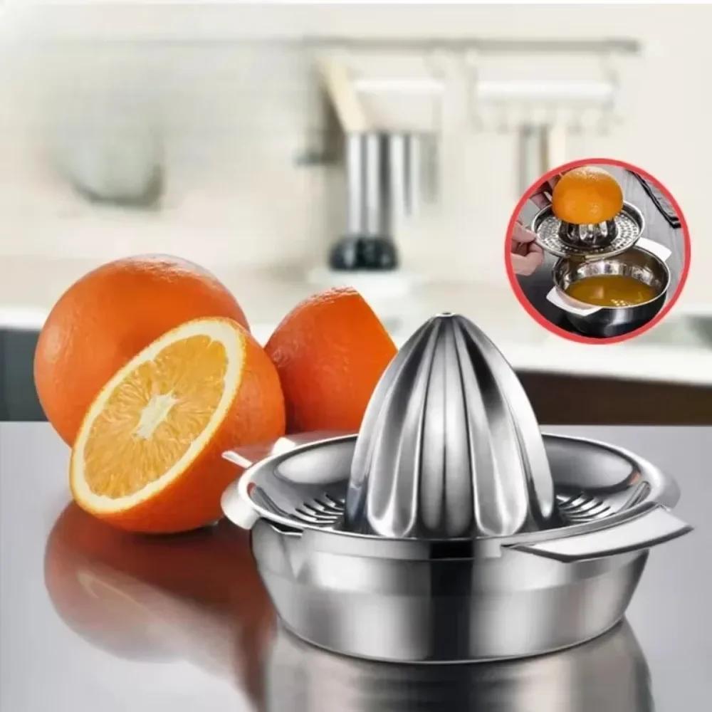 Stainless Steel Fruit Lemon Orange Juicer Household Small Creative Juicer Portable Manual Juicer