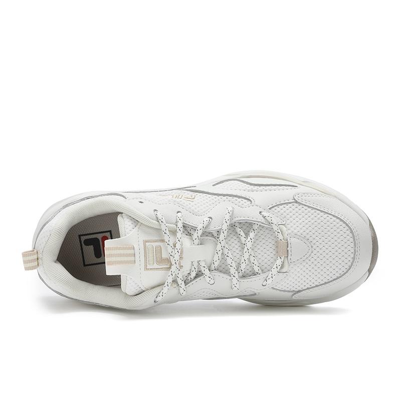 FILA Vintage Collection Abrasion Resistant Low top Casual Shoes Women's Snow/Haze Gray F12W422113FSV