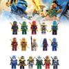 16 шт. Мини Набор строительных блоков игрушек Ниндзяго Игрушки для раннего развития Детский прочный подарок