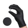 8Mil Heavy Duty Black Nitrile Gloves Disposable Anti-Slip Gardening Gloves with Diamond Textured Grip Cleaning Working Gloves