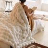 Blanket Imitation Rabbit Blanket, Bubble Velvet Blanket, Double-sided Thick Office Nap Blanket, Sofa Cover Blanket